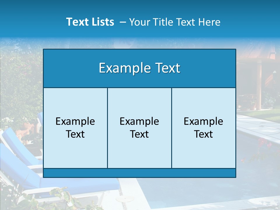 Summer Recreational Estate PowerPoint Template