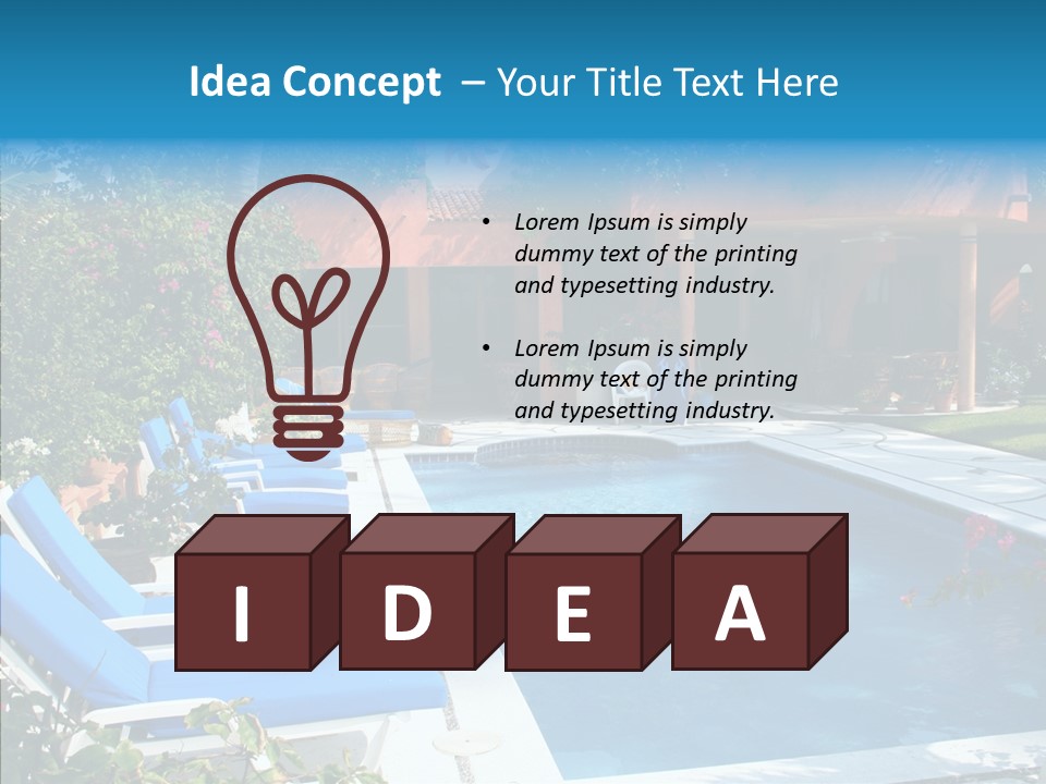 Summer Recreational Estate PowerPoint Template