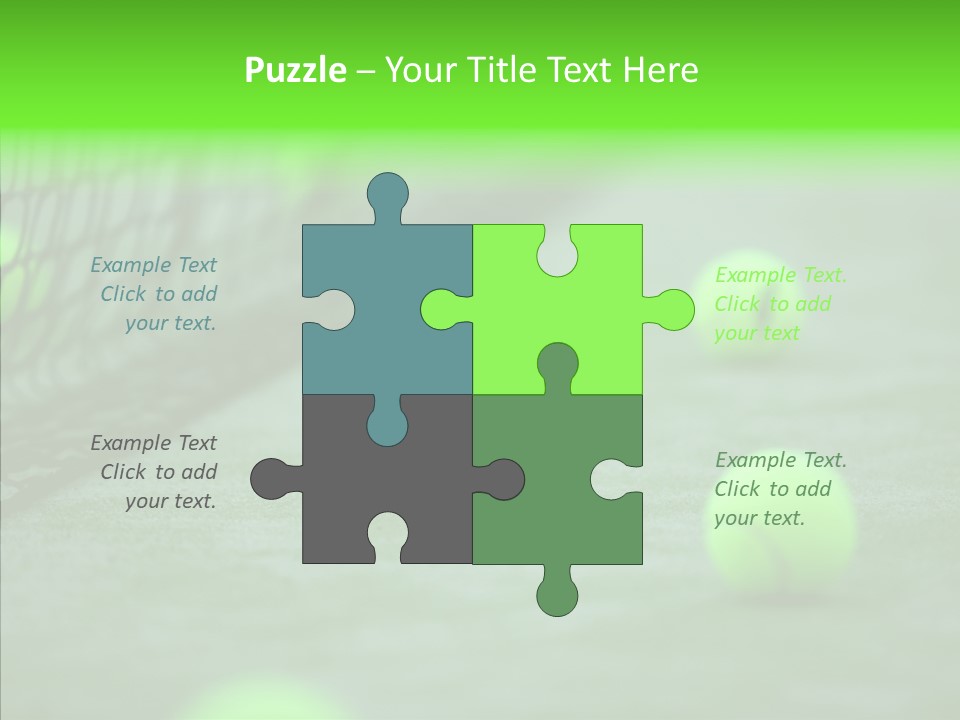 Synthetic Luxury Padel PowerPoint Template