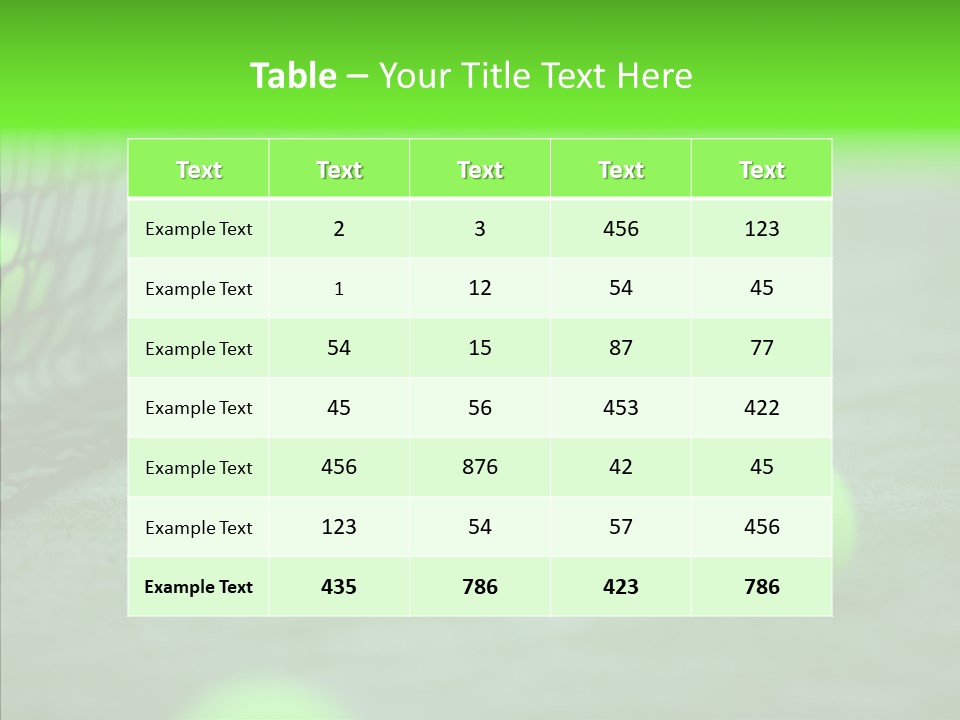 Synthetic Luxury Padel PowerPoint Template