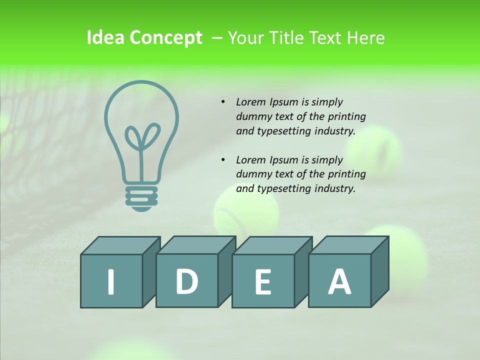 Synthetic Luxury Padel PowerPoint Template