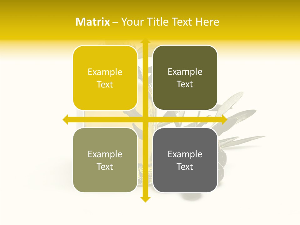 Space Produce Branch PowerPoint Template