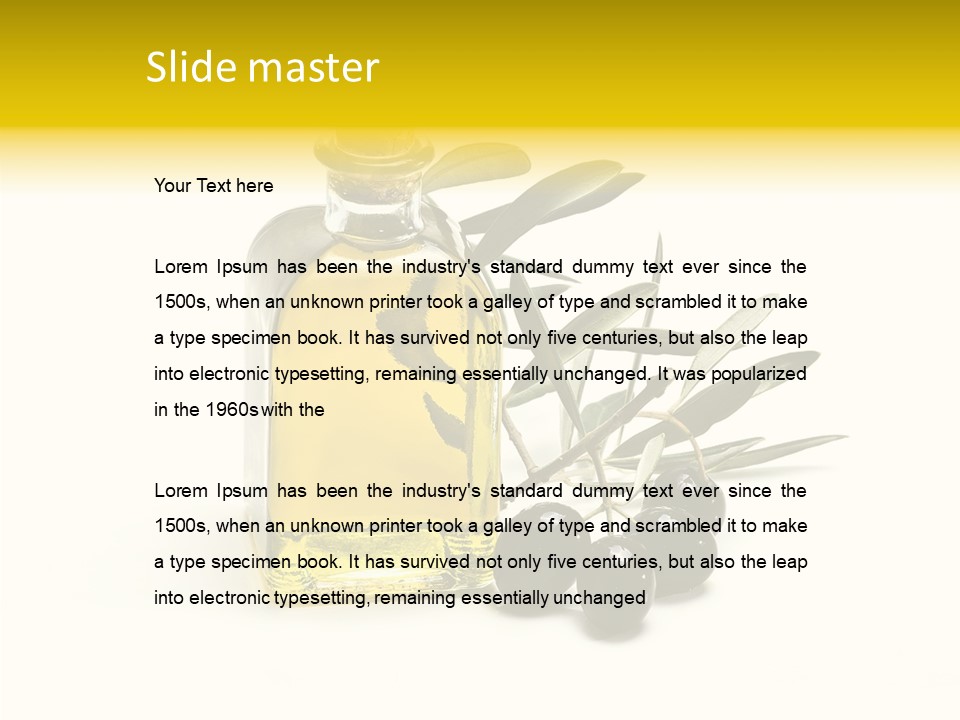 Space Produce Branch PowerPoint Template