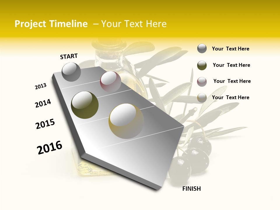 Space Produce Branch PowerPoint Template
