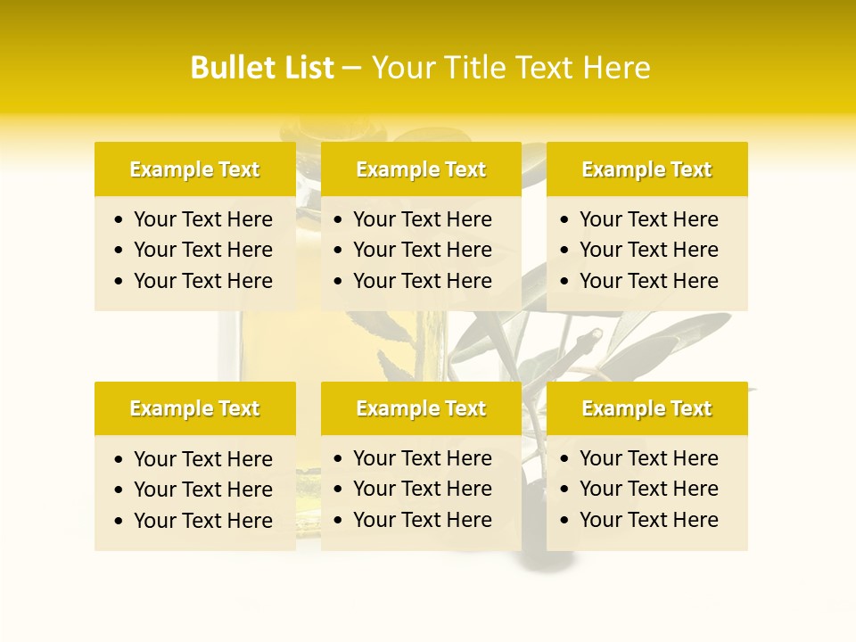 Space Produce Branch PowerPoint Template