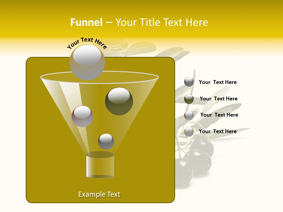 Space Produce Branch PowerPoint Template
