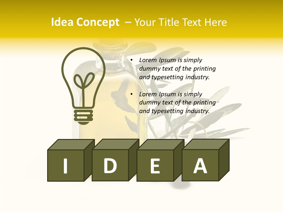 Space Produce Branch PowerPoint Template