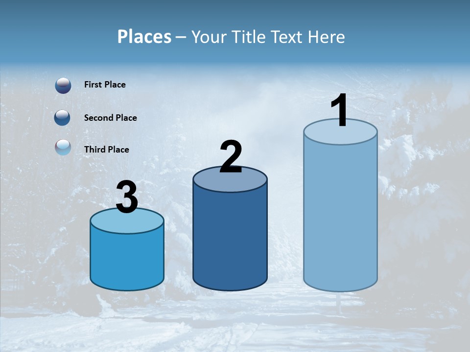 Wonderland Winters Blizzard PowerPoint Template