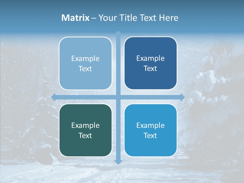 Wonderland Winters Blizzard PowerPoint Template