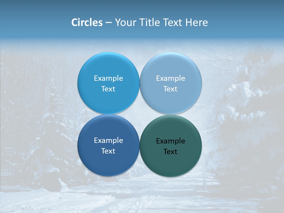 Wonderland Winters Blizzard PowerPoint Template