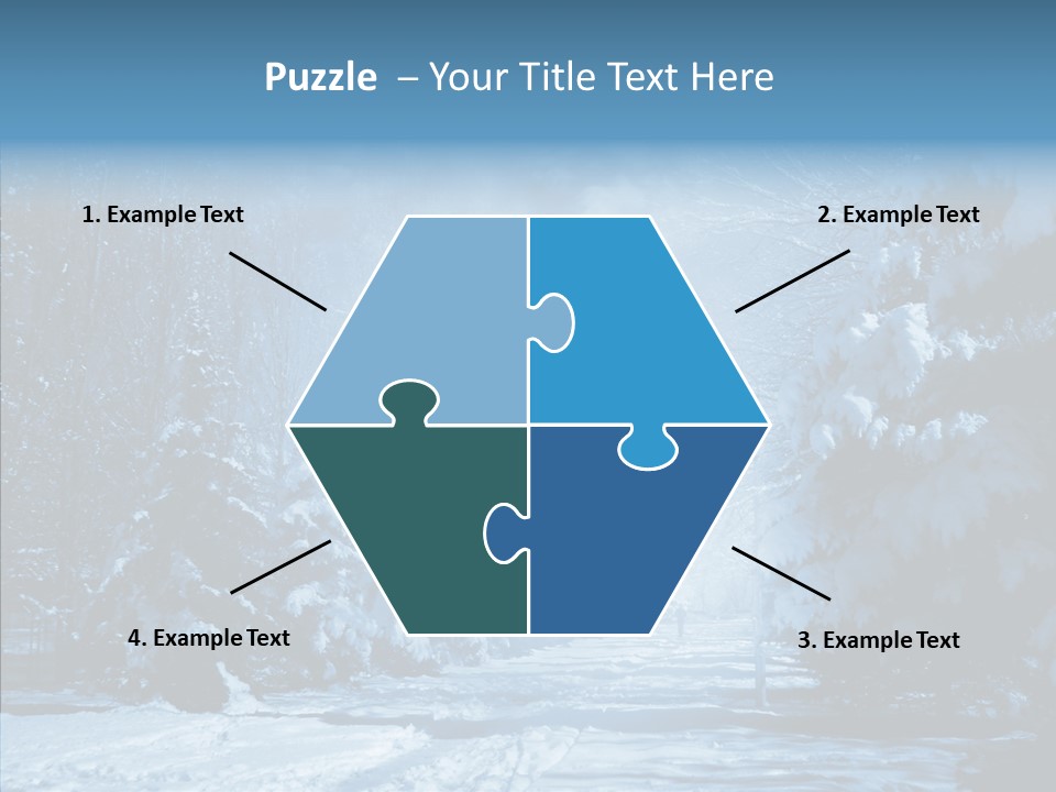 Wonderland Winters Blizzard PowerPoint Template