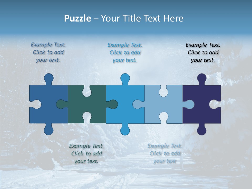 Wonderland Winters Blizzard PowerPoint Template