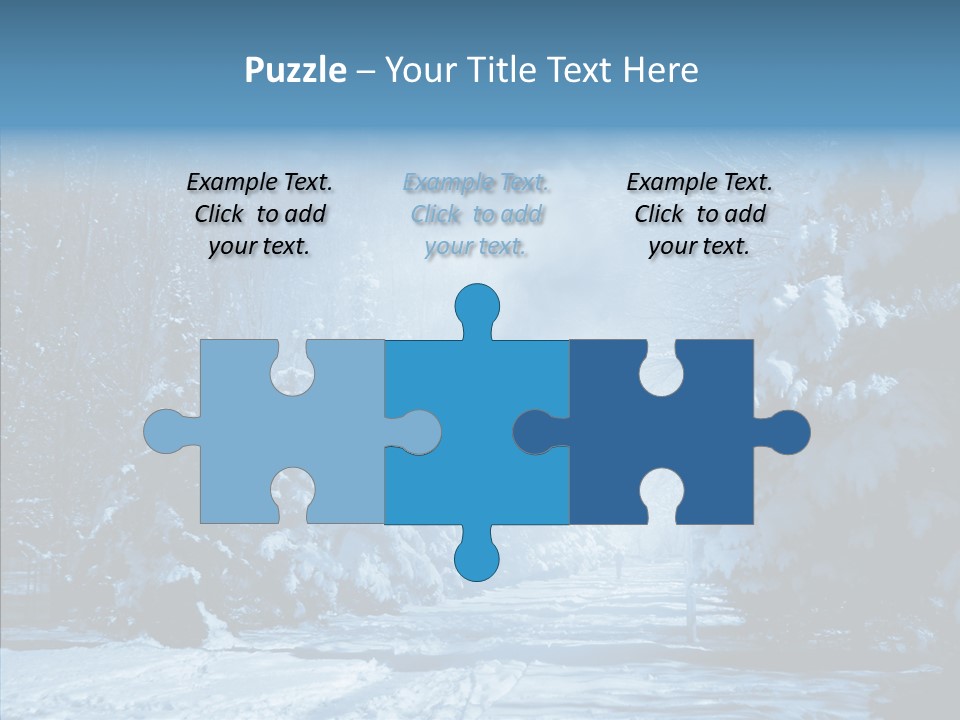 Wonderland Winters Blizzard PowerPoint Template