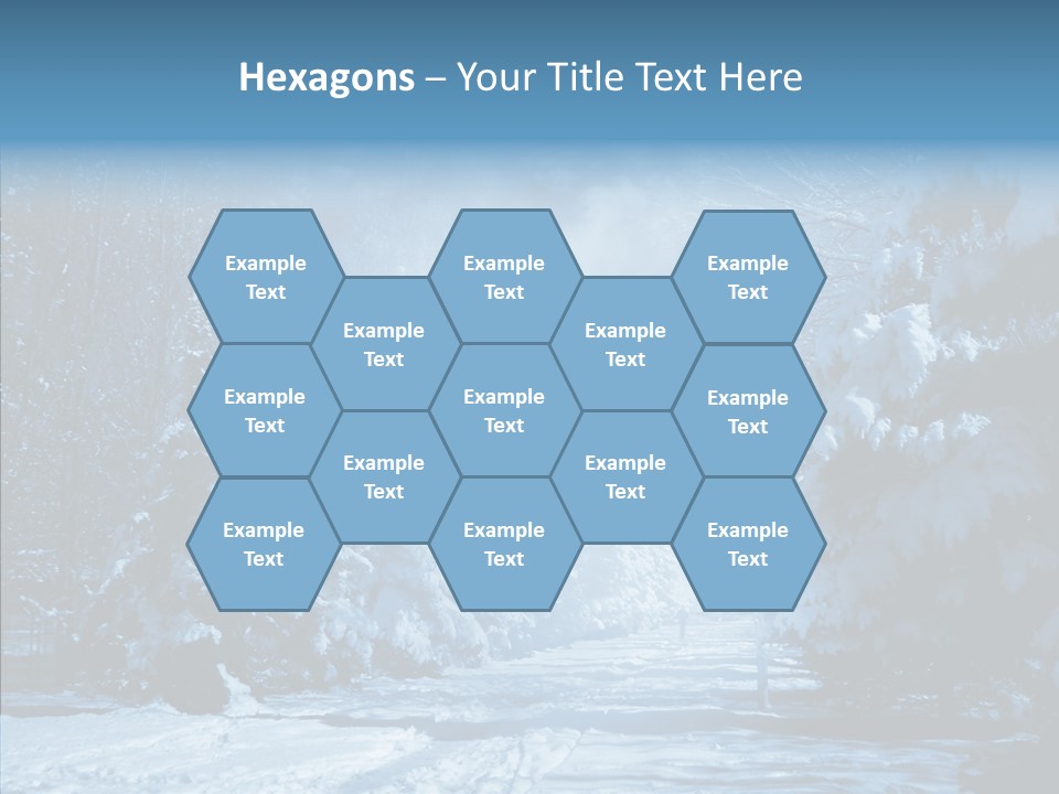 Wonderland Winters Blizzard PowerPoint Template