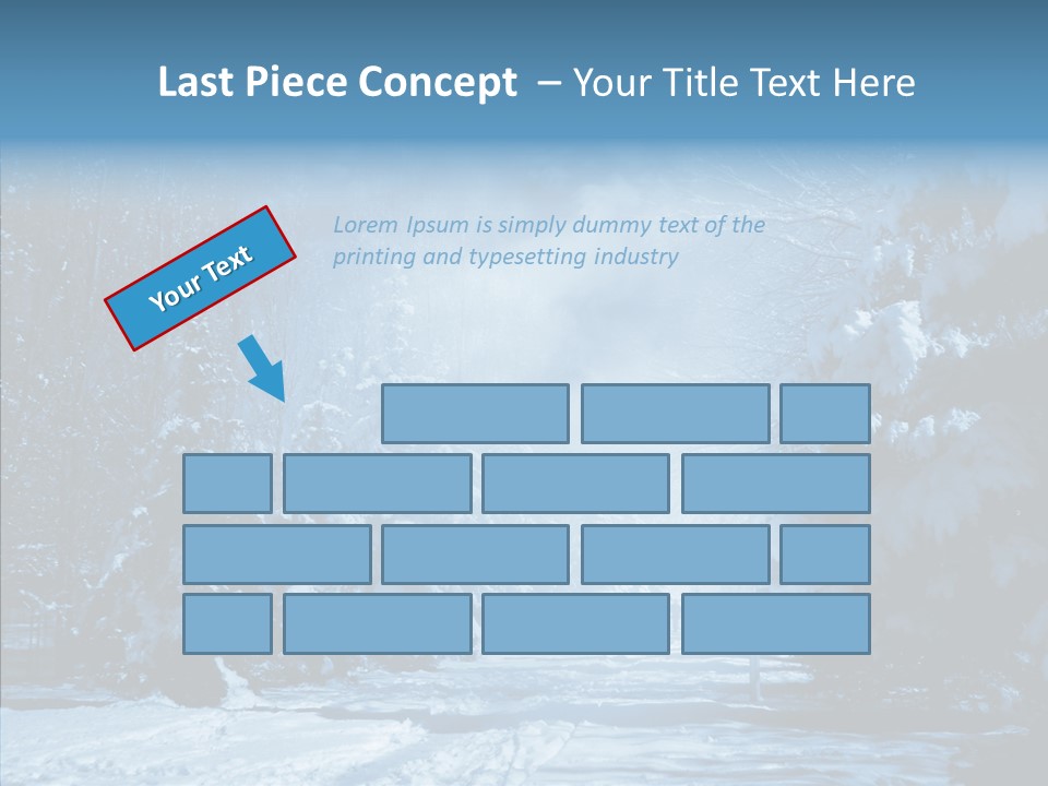 Wonderland Winters Blizzard PowerPoint Template