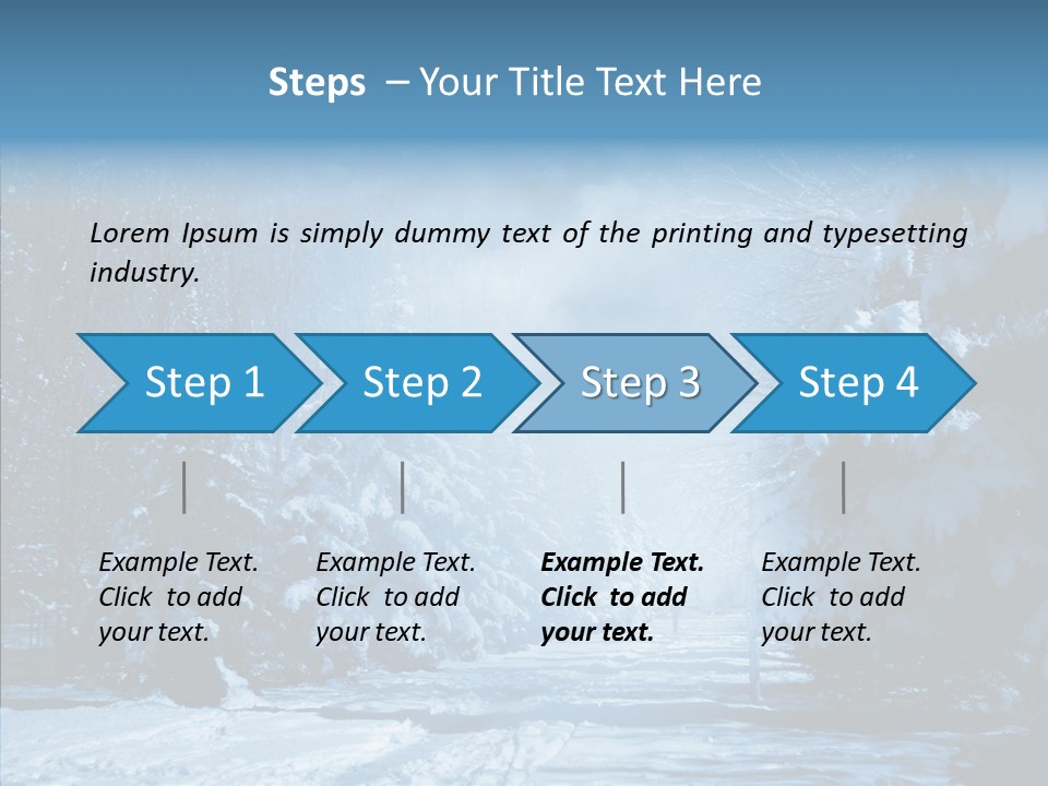 Wonderland Winters Blizzard PowerPoint Template
