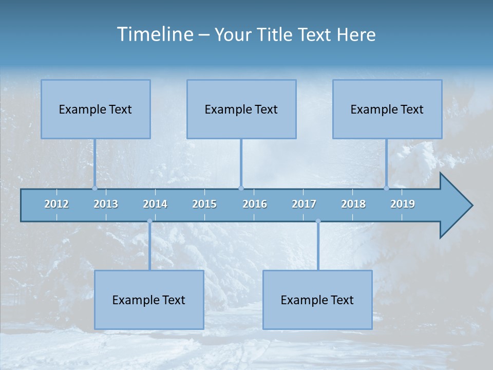 Wonderland Winters Blizzard PowerPoint Template