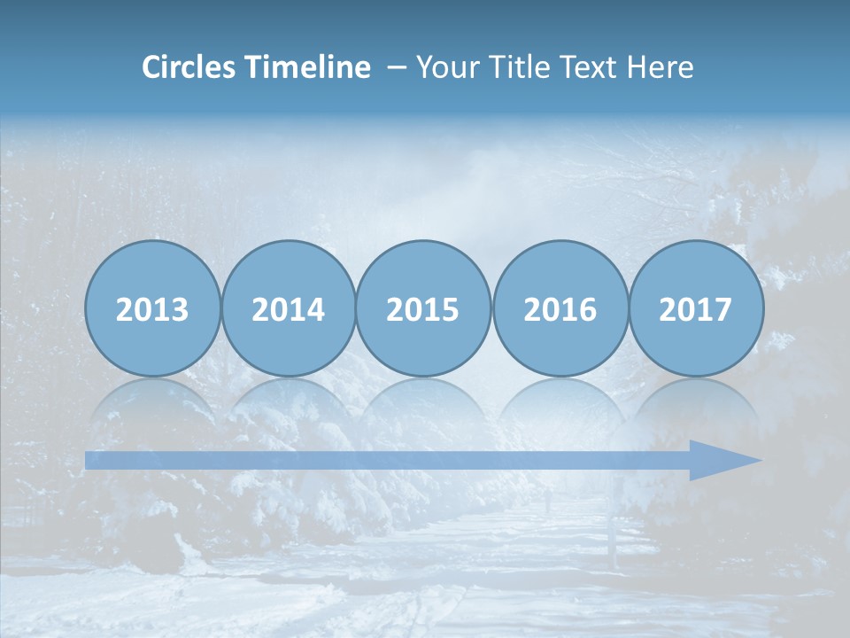 Wonderland Winters Blizzard PowerPoint Template