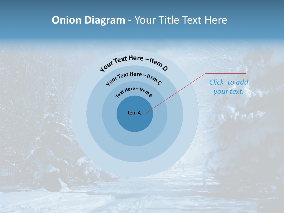 Wonderland Winters Blizzard PowerPoint Template