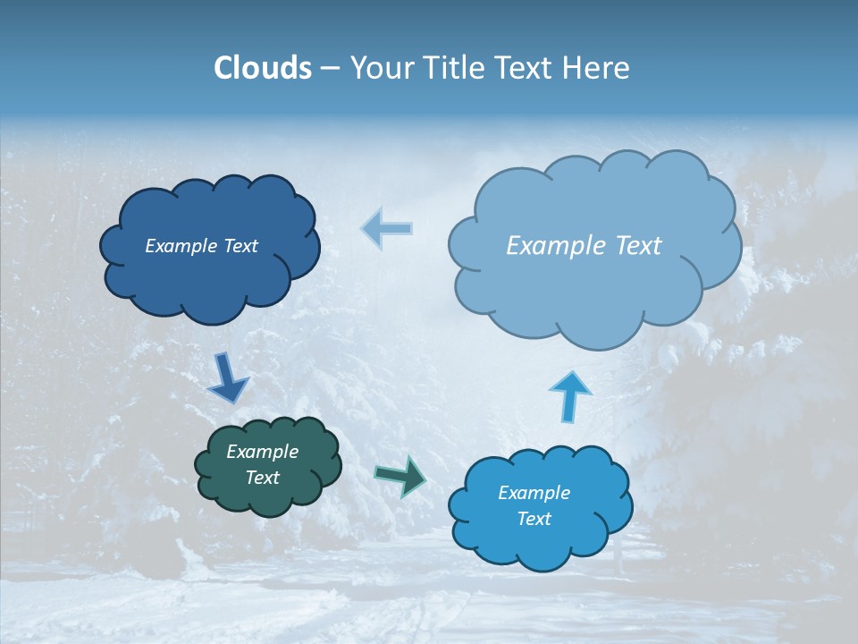 Wonderland Winters Blizzard PowerPoint Template