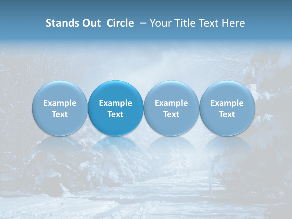 Wonderland Winters Blizzard PowerPoint Template