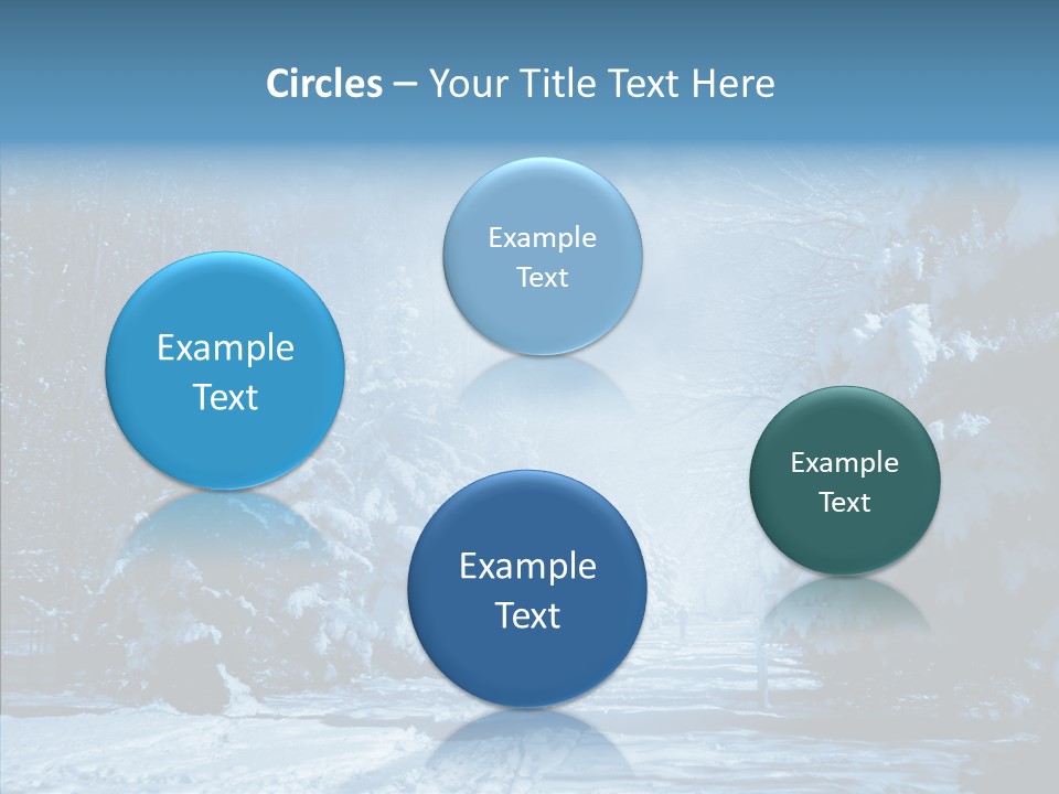 Wonderland Winters Blizzard PowerPoint Template