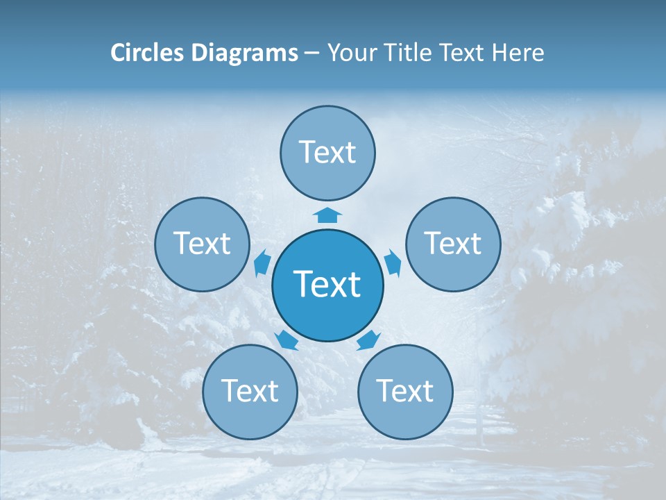 Wonderland Winters Blizzard PowerPoint Template