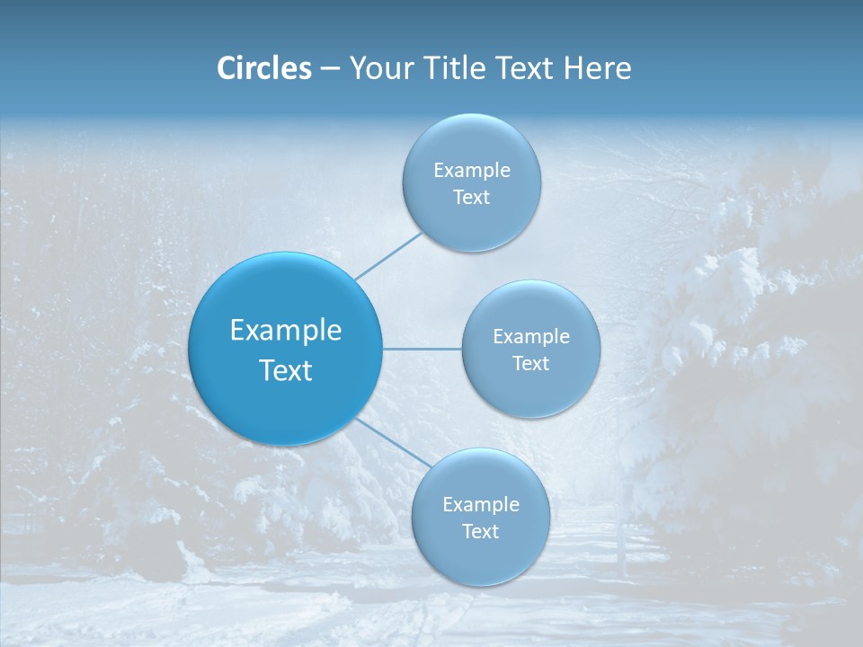 Wonderland Winters Blizzard PowerPoint Template