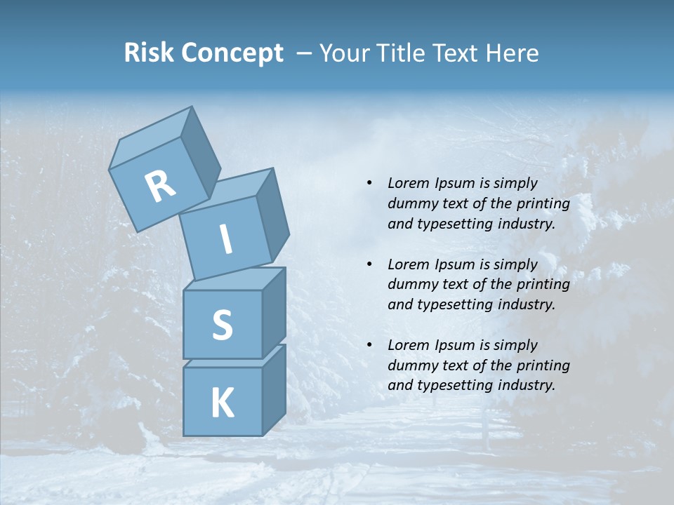 Wonderland Winters Blizzard PowerPoint Template