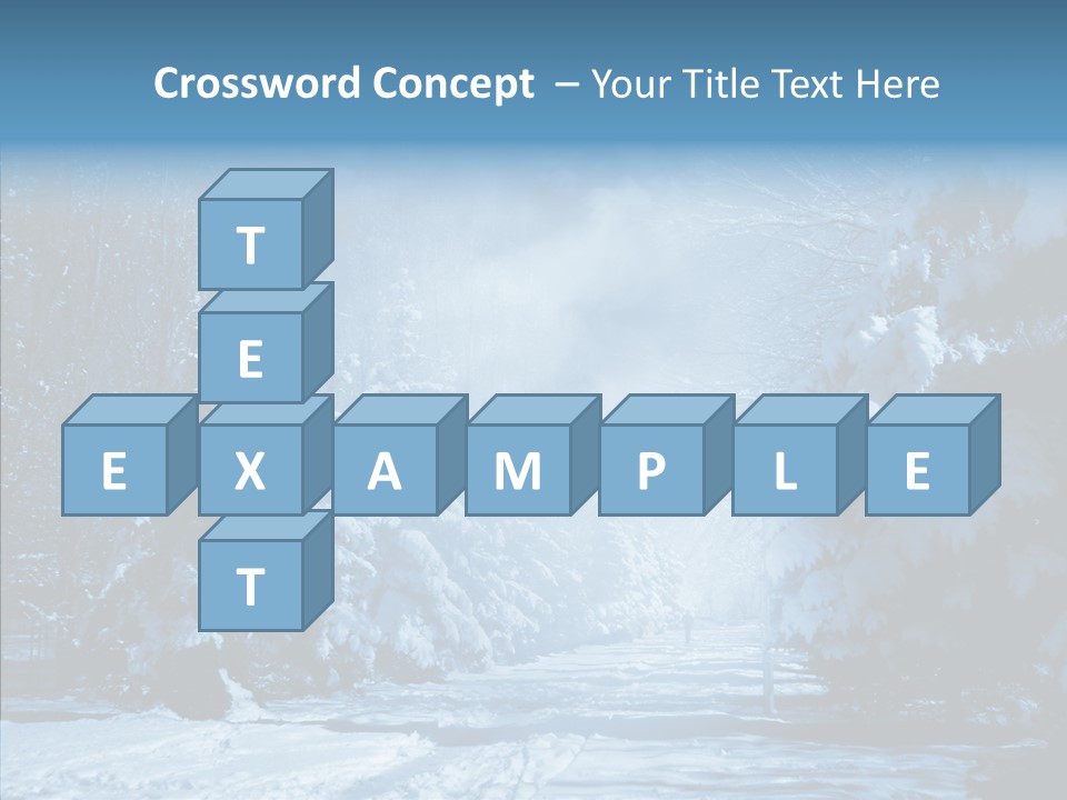 Wonderland Winters Blizzard PowerPoint Template