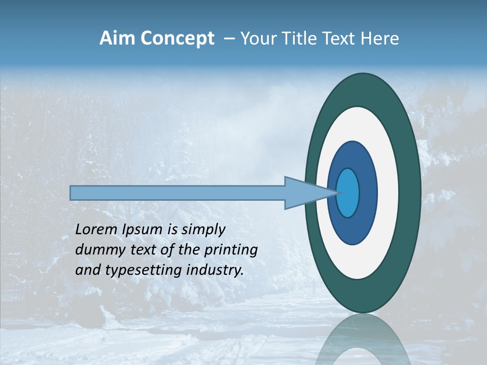 Wonderland Winters Blizzard PowerPoint Template