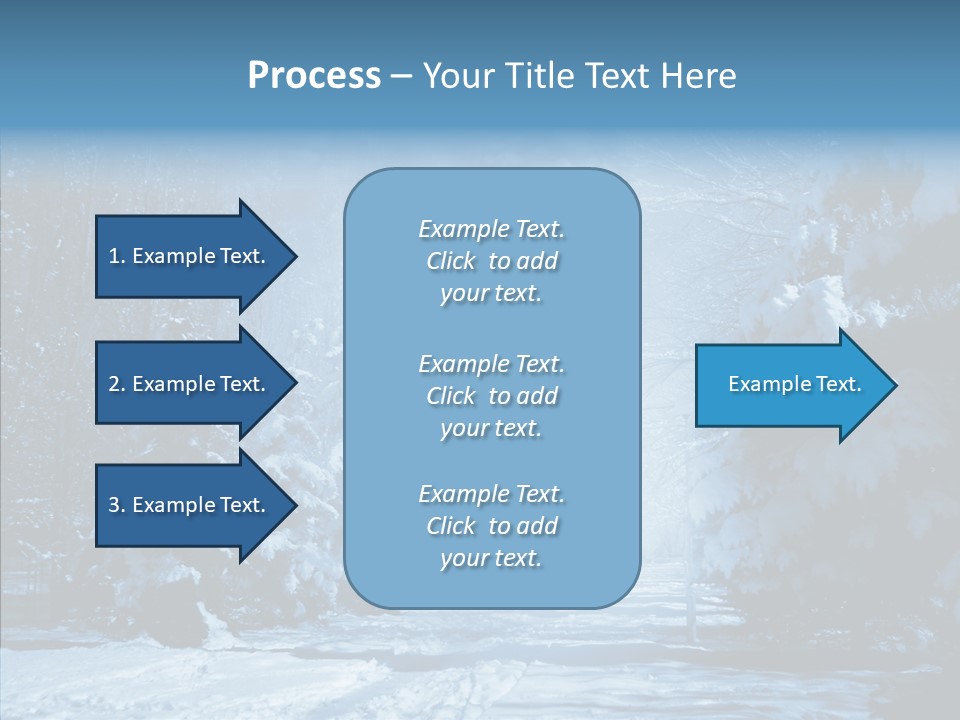 Wonderland Winters Blizzard PowerPoint Template