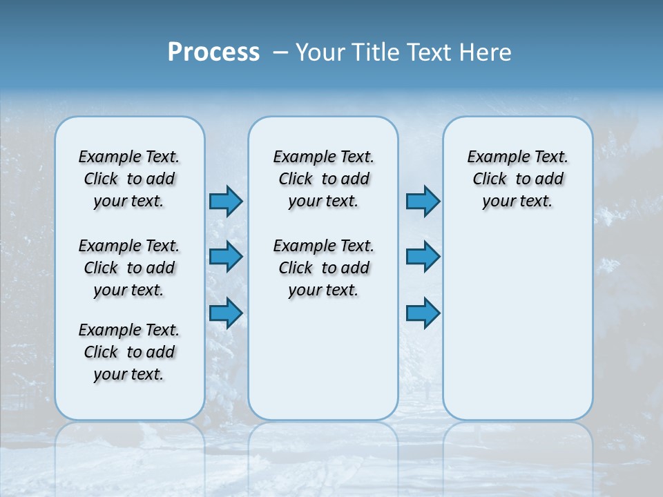 Wonderland Winters Blizzard PowerPoint Template