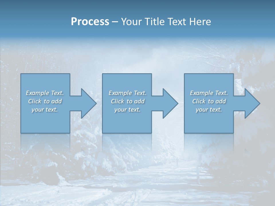 Wonderland Winters Blizzard PowerPoint Template