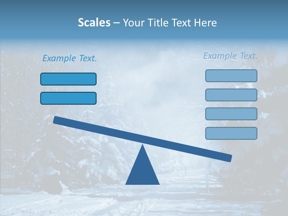 Wonderland Winters Blizzard PowerPoint Template