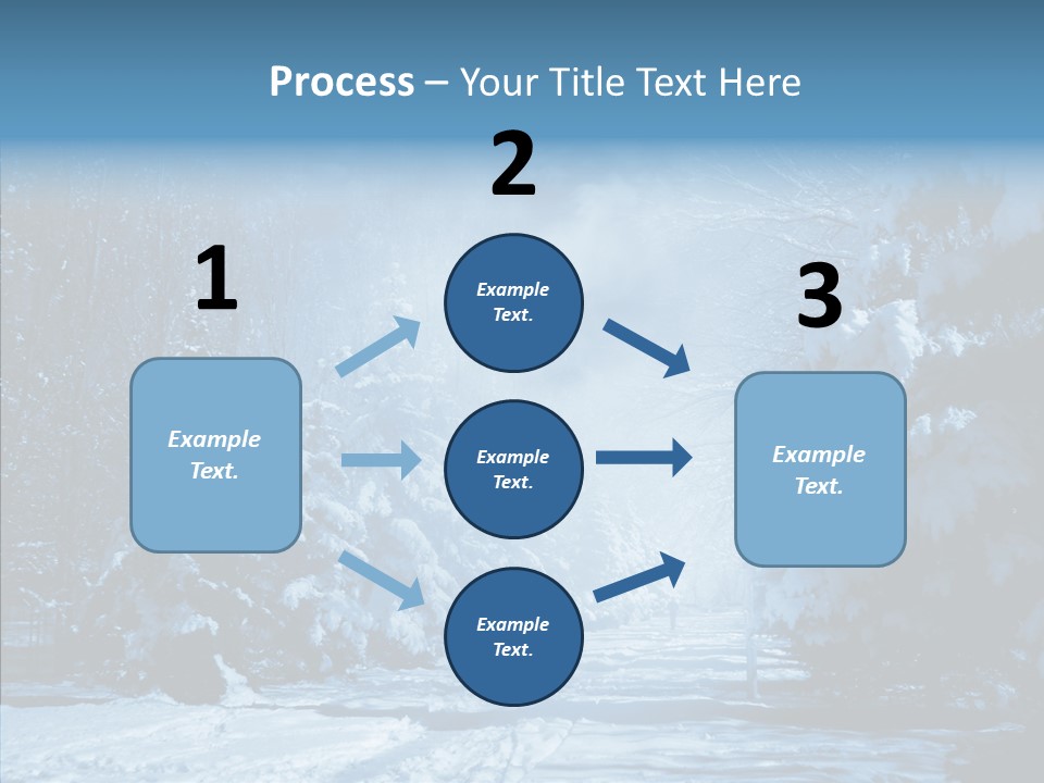 Wonderland Winters Blizzard PowerPoint Template