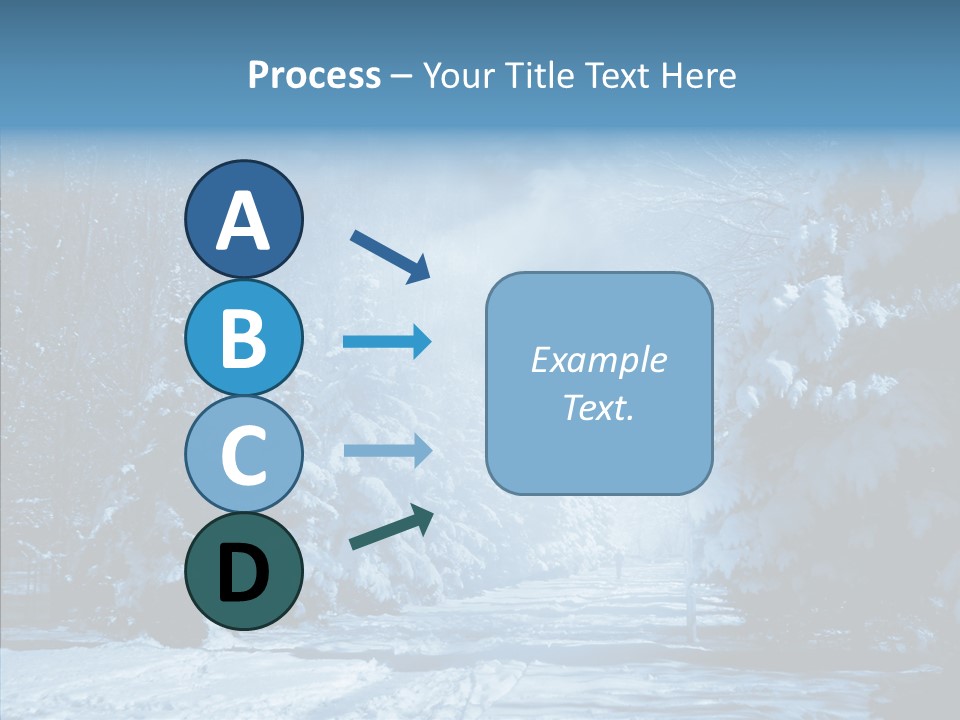 Wonderland Winters Blizzard PowerPoint Template