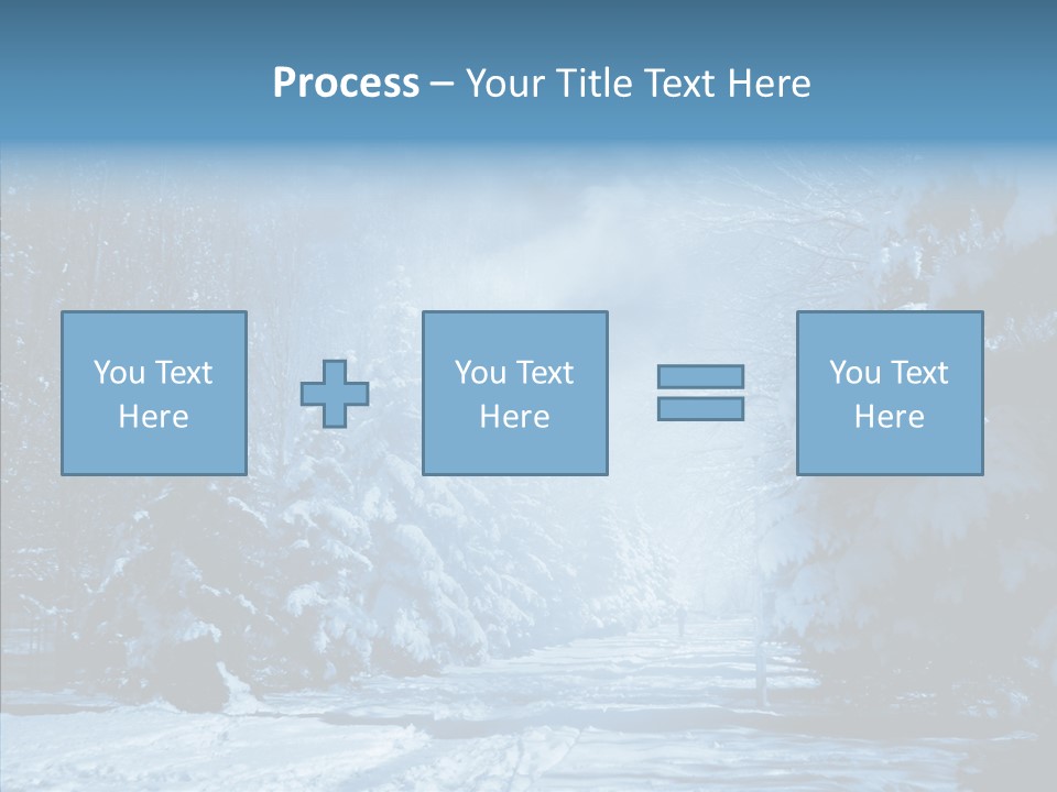 Wonderland Winters Blizzard PowerPoint Template