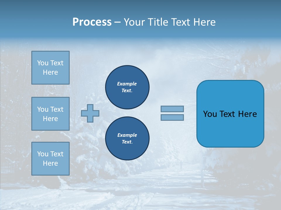 Wonderland Winters Blizzard PowerPoint Template