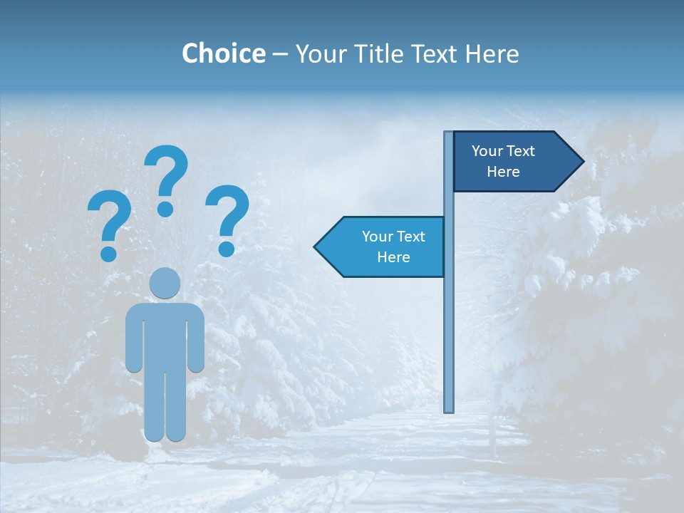 Wonderland Winters Blizzard PowerPoint Template