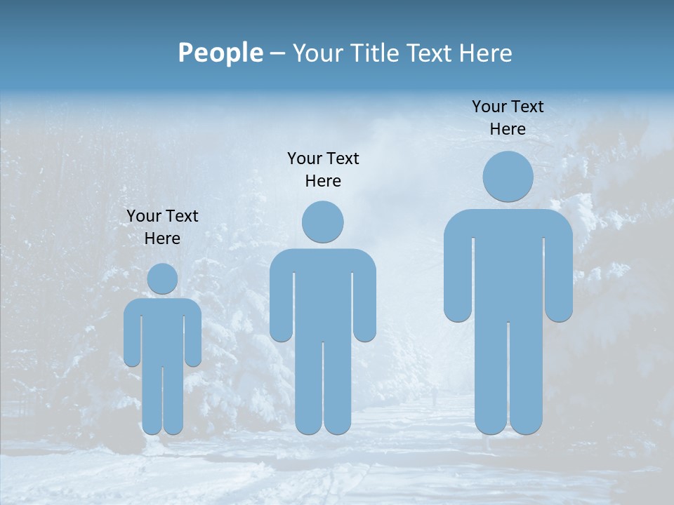 Wonderland Winters Blizzard PowerPoint Template