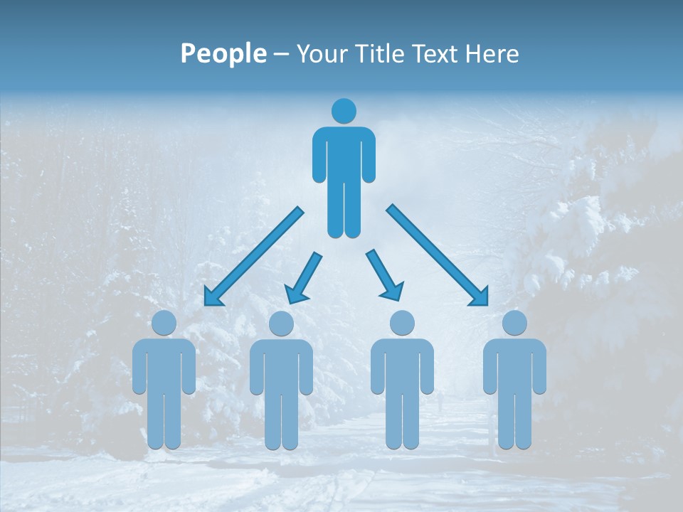 Wonderland Winters Blizzard PowerPoint Template