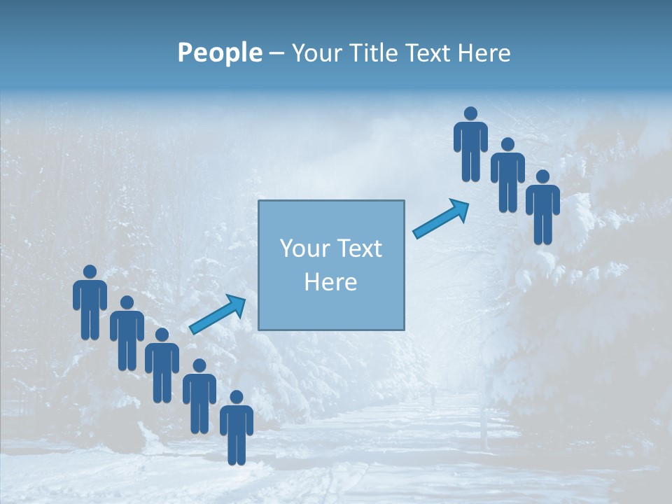 Wonderland Winters Blizzard PowerPoint Template