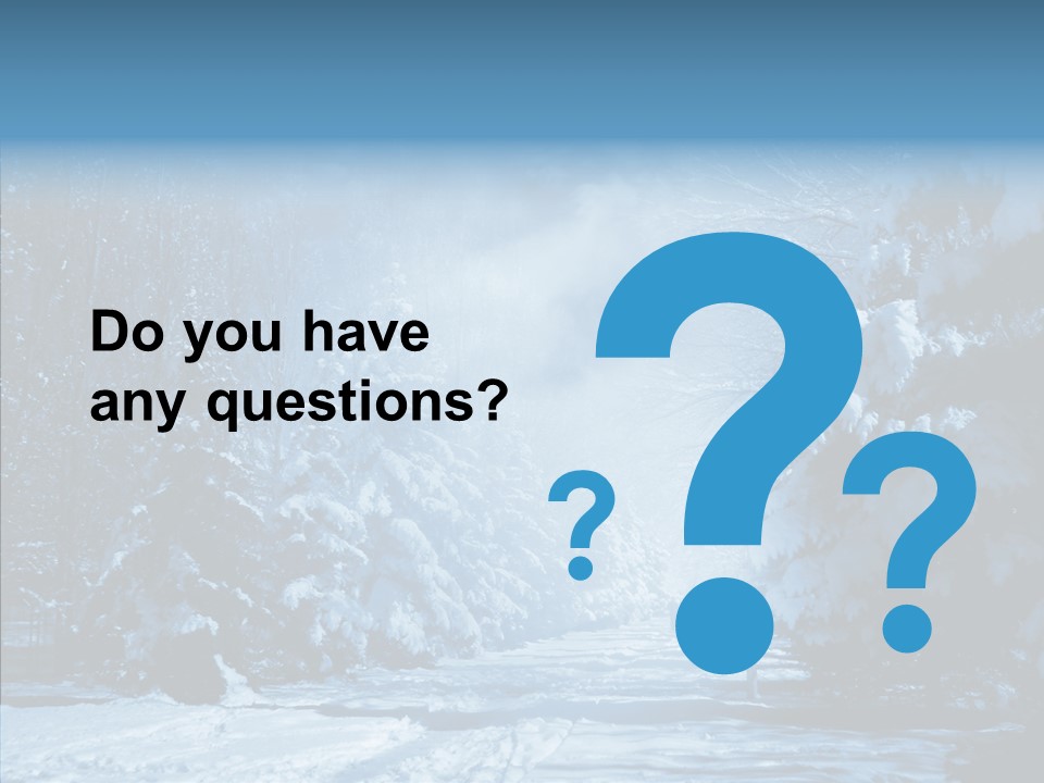 Wonderland Winters Blizzard PowerPoint Template