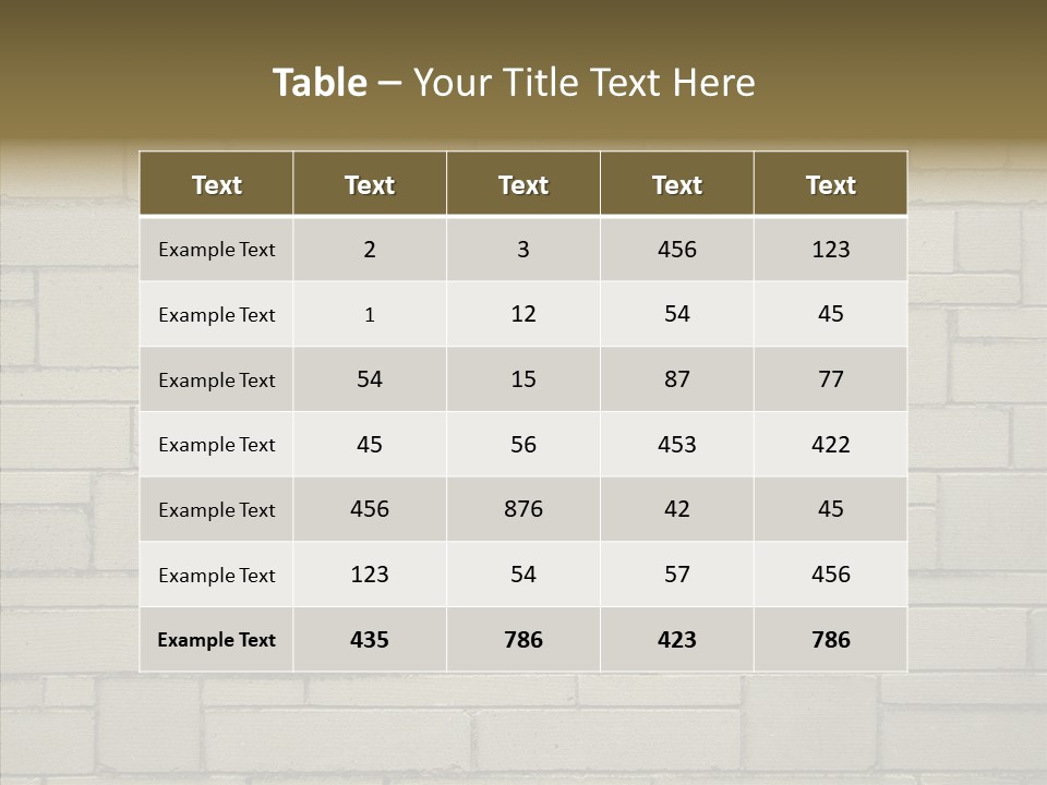 Clay Stone Rectangle PowerPoint Template