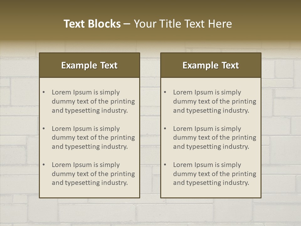 Clay Stone Rectangle PowerPoint Template