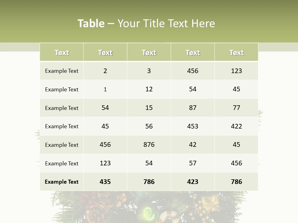 Picture Ornament Symbol PowerPoint Template