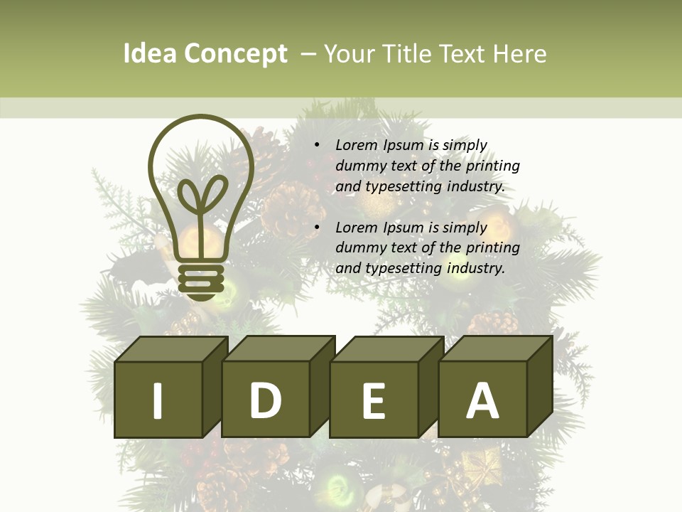 Picture Ornament Symbol PowerPoint Template