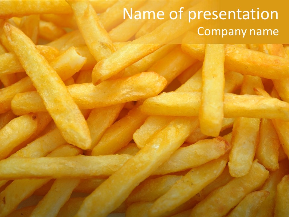 Food Chips Greasy PowerPoint Template