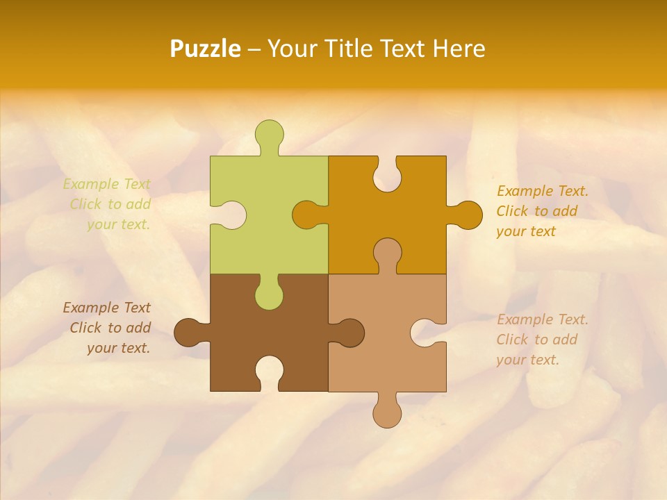 Food Chips Greasy PowerPoint Template